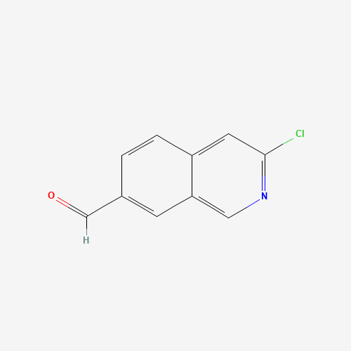 3-chloroisoquinoline-7-carbaldehyde (CAS: 1337879-96-5) - Chemical Structure and Molecular Formula 
