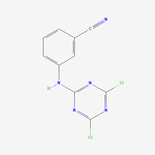 3-[(4,6-dichloro-1,3,5-triazin-2-yl)amino]benzonitrile (CAS: 146887-21-0) - Related Chemical Product