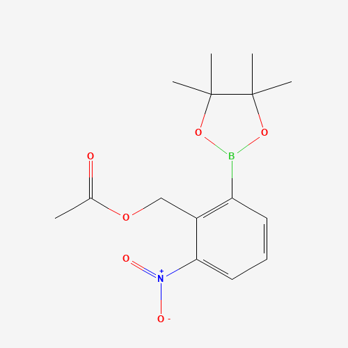 [2-nitro-6-(4,4,5,5-tetramethyl-1,3,2-dioxaborolan-2-yl)phenyl]methyl acetate (CAS: 1285533-34-7) - Related Chemical Product