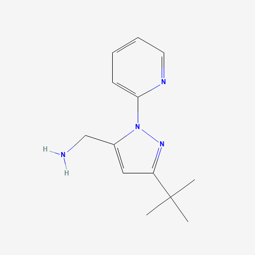 (5-tert-butyl-2-pyridin-2-ylpyrazol-3-yl)methanamine (CAS: 1254716-98-7) - Related Chemical Product