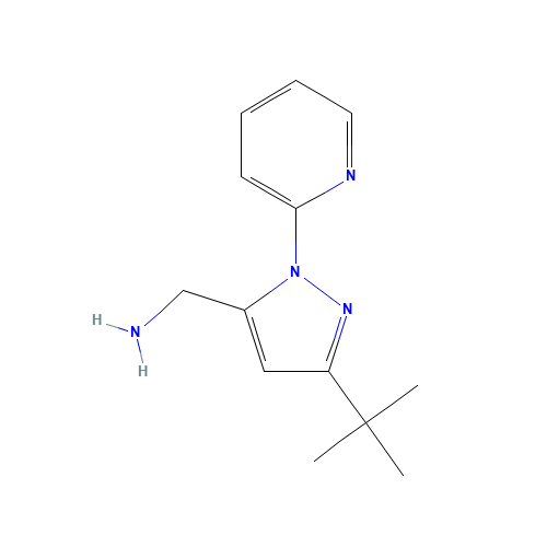 (5-tert-butyl-2-pyridin-2-ylpyrazol-3-yl)methanamine (CAS: 1254716-98-7) - Related Chemical Product