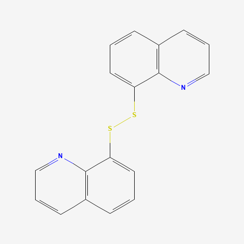 8-(quinolin-8-yldisulfanyl)quinoline (CAS: 1160-28-7) - Chemical Structure and Molecular Formula 