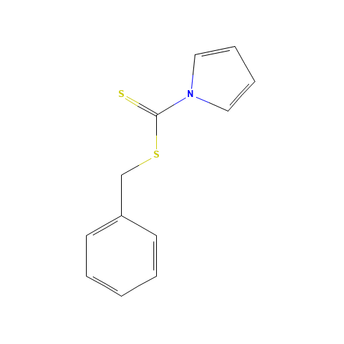benzyl pyrrole-1-carbodithioate (CAS: 60795-38-2) - Chemical Structure and Molecular Formula 