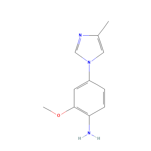 2-methoxy-4-(4-methylimidazol-1-yl)aniline (CAS: 1368615-09-1) - Related Chemical Product