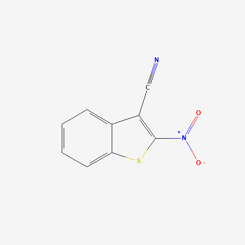 2-nitro-1-benzothiophene-3-carbonitrile (CAS: 612505-78-9) - Chemical Structure and Molecular Formula 