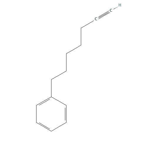 hept-6-ynylbenzene (CAS: 56293-02-8) - Chemical Structure and Molecular Formula 
