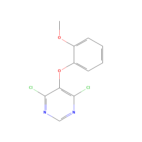 4,6-dichloro-5-(2-methoxyphenoxy)pyrimidine (CAS: 150727-23-4) - Related Chemical Product