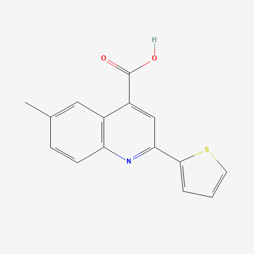 6-methyl-2-thiophen-2-ylquinoline-4-carboxylic acid (CAS: 31792-49-1) - Related Chemical Product