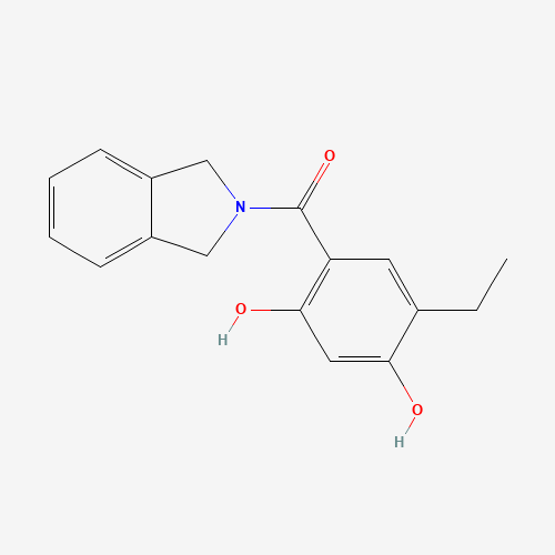 1,3-dihydroisoindol-2-yl-(5-ethyl-2,4-dihydroxyphenyl)methanone (CAS: 912999-06-5) - Related Chemical Product