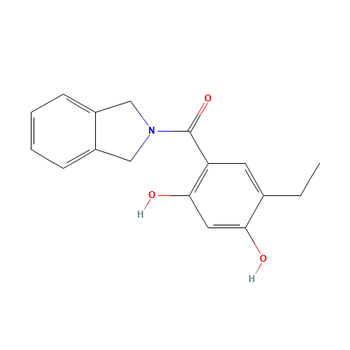 1,3-dihydroisoindol-2-yl-(5-ethyl-2,4-dihydroxyphenyl)methanone (CAS: 912999-06-5) - Related Chemical Product