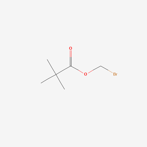 bromomethyl 2,2-dimethylpropanoate (CAS: 40796-22-3) - Chemical Structure and Molecular Formula 