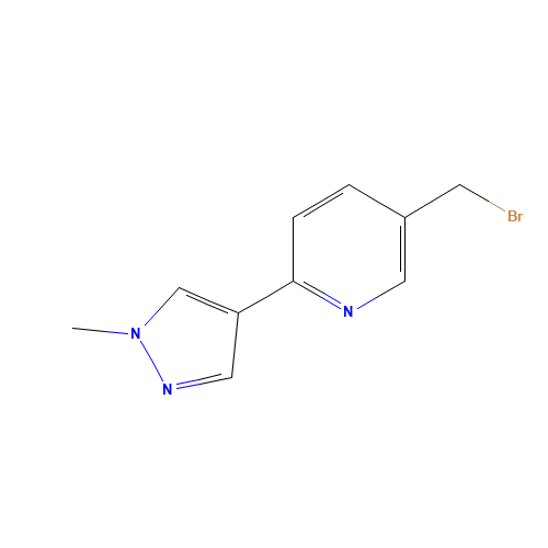 5-(bromomethyl)-2-(1-methylpyrazol-4-yl)pyridine (CAS: 1314141-33-7) - Related Chemical Product