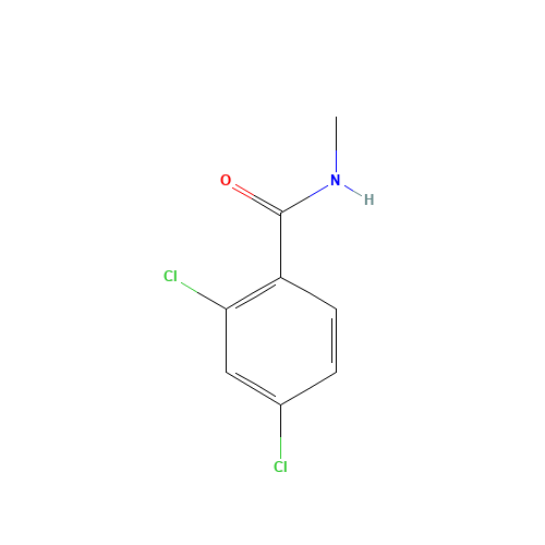 2,4-dichloro-N-methylbenzamide (CAS: 66896-64-8) - Chemical Structure and Molecular Formula 