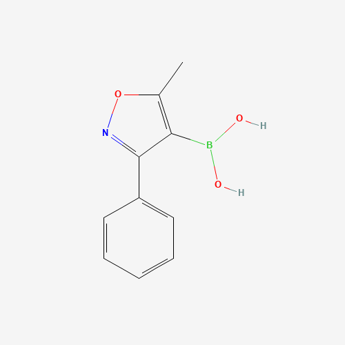 (5-methyl-3-phenyl-1,2-oxazol-4-yl)boronic acid (CAS: 491876-01-8) - Related Chemical Product