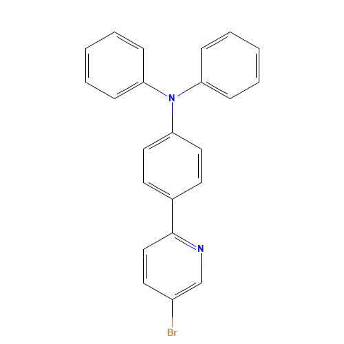 4-(5-bromopyridin-2-yl)-N,N-diphenylaniline (CAS: 1257900-36-9) - Related Chemical Product