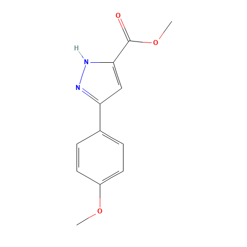 methyl 3-(4-methoxyphenyl)-1H-pyrazole-5-carboxylate (CAS: 192701-83-0) - Related Chemical Product