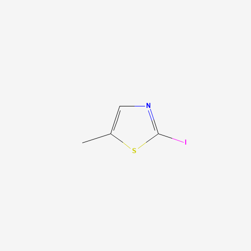 2-iodo-5-methyl-1,3-thiazole (CAS: 847547-16-4) - Chemical Structure and Molecular Formula 