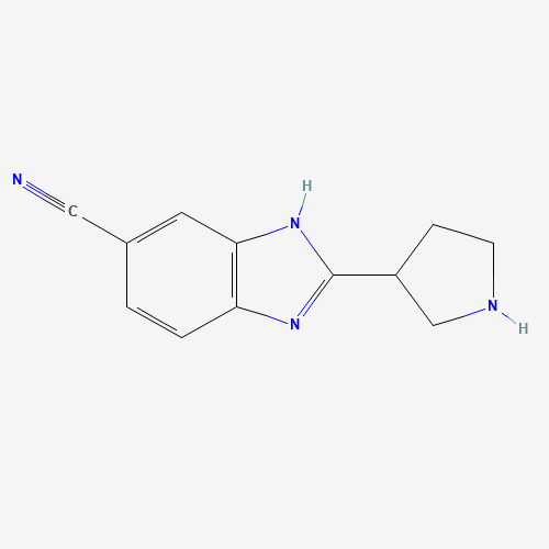 2-pyrrolidin-3-yl-3H-benzimidazole-5-carbonitrile (CAS: 1350355-96-2) - Related Chemical Product