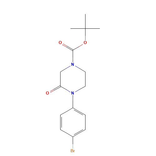 tert-butyl 4-(4-bromophenyl)-3-oxopiperazine-1-carboxylate (CAS: 1178953-47-3) - Related Chemical Product