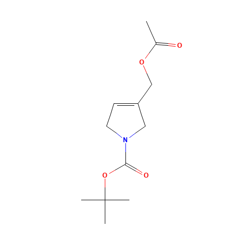 tert-butyl 3-(acetyloxymethyl)-2,5-dihydropyrrole-1-carboxylate (CAS: 192767-46-7) - Related Chemical Product