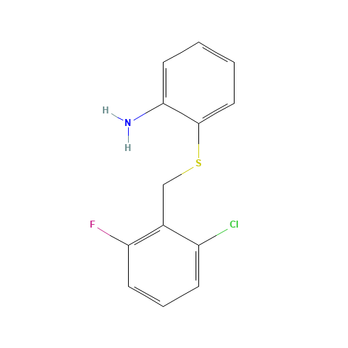 2-[(2-chloro-6-fluorophenyl)methylsulfanyl]aniline (CAS: 646989-63-1) - Related Chemical Product