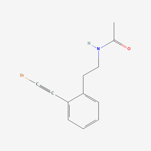 N-[2-[2-(2-bromoethynyl)phenyl]ethyl]acetamide (CAS: 1247089-31-1) - Related Chemical Product