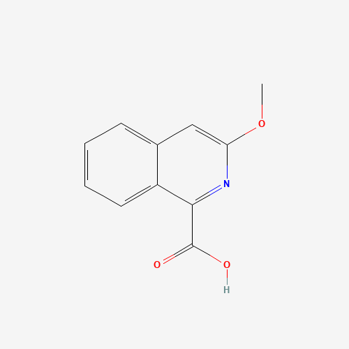 3-methoxyisoquinoline-1-carboxylic acid (CAS: 374917-64-3) - Chemical Structure and Molecular Formula 