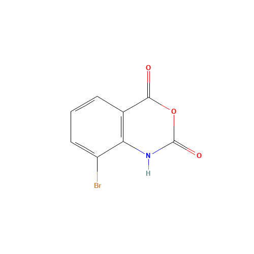 8-bromo-1H-3,1-benzoxazine-2,4-dione (CAS: 331646-98-1) - Chemical Structure and Molecular Formula 