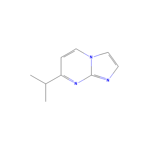 7-propan-2-ylimidazo[1,2-a]pyrimidine (CAS: 375857-70-8) - Chemical Structure and Molecular Formula 