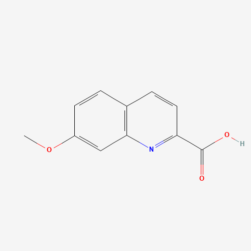 7-methoxyquinoline-2-carboxylic acid (CAS: 852402-71-2) - Chemical Structure and Molecular Formula 