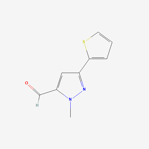 2-methyl-5-thiophen-2-ylpyrazole-3-carbaldehyde (CAS: 879896-48-7) - Related Chemical Product