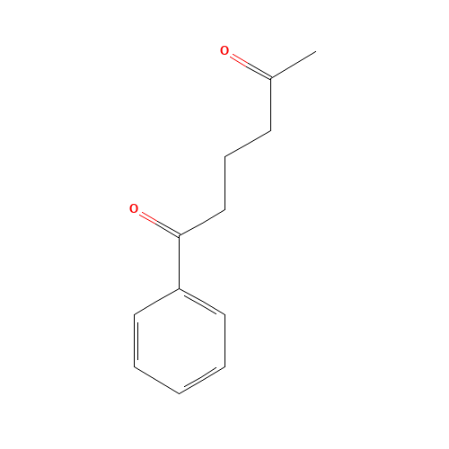 1-phenylhexane-1,5-dione (CAS: 6303-82-8) - Chemical Structure and Molecular Formula 