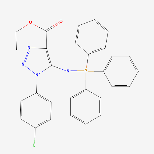 ethyl 1-(4-chlorophenyl)-5-[(triphenyl-$l^{5}-phosphanylidene)amino]triazole-4-carboxylate (CAS: 272123-45-2) - Related Chemical Product
