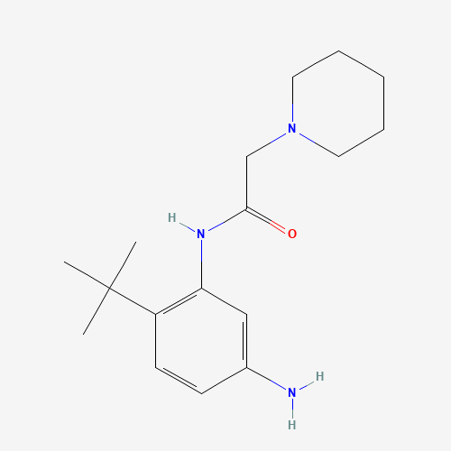 N-(5-amino-2-tert-butylphenyl)-2-piperidin-1-ylacetamide (CAS: 847695-68-5) - Related Chemical Product
