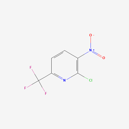 2-chloro-3-nitro-6-(trifluoromethyl)pyridine (CAS: 117519-08-1) - Chemical Structure and Molecular Formula 
