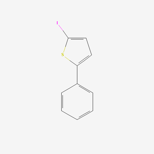 2-iodo-5-phenylthiophene (CAS: 13781-37-8) - Chemical Structure and Molecular Formula 