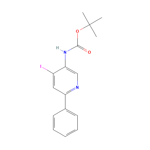 tert-butyl N-(4-iodo-6-phenylpyridin-3-yl)carbamate (CAS: 941271-13-2) - Related Chemical Product