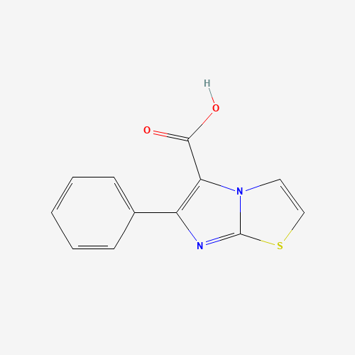 6-phenylimidazo[2,1-b][1,3]thiazole-5-carboxylic acid (CAS: 77628-52-5) - Chemical Structure and Molecular Formula 