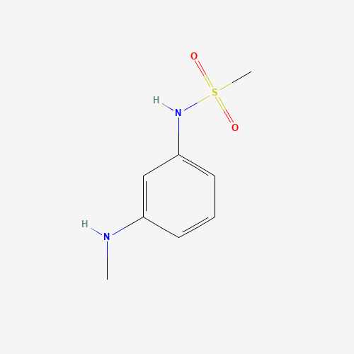 N-[3-(methylamino)phenyl]methanesulfonamide (CAS: 1224684-99-4) - Chemical Structure and Molecular Formula 