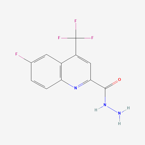 6-fluoro-4-(trifluoromethyl)quinoline-2-carbohydrazide (CAS: 1116339-62-8) - Related Chemical Product