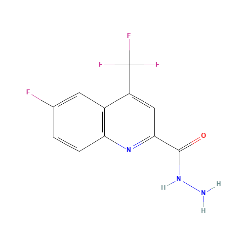 6-fluoro-4-(trifluoromethyl)quinoline-2-carbohydrazide (CAS: 1116339-62-8) - Related Chemical Product