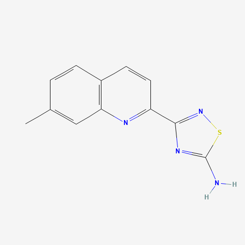 3-(7-methylquinolin-2-yl)-1,2,4-thiadiazol-5-amine (CAS: 1179360-41-8) - Related Chemical Product