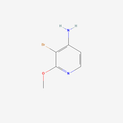 3-bromo-2-methoxypyridin-4-amine (CAS: 215364-86-6) - Chemical Structure and Molecular Formula 