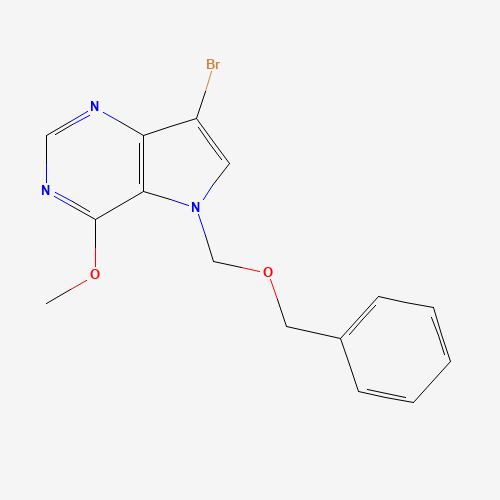 7-bromo-4-methoxy-5-(phenylmethoxymethyl)pyrrolo[3,2-d]pyrimidine (CAS: 299916-62-4) - Related Chemical Product
