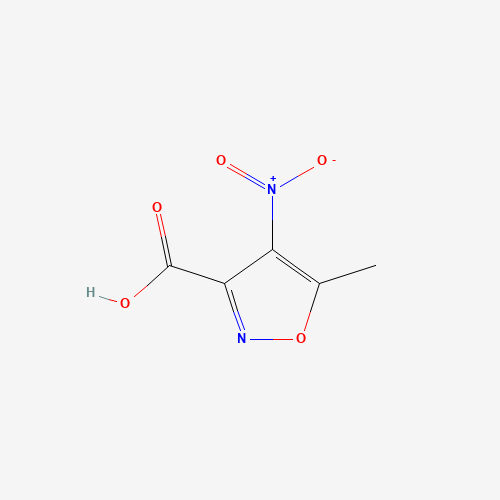 5-methyl-4-nitro-1,2-oxazole-3-carboxylic acid (CAS: 960225-75-6) - Chemical Structure and Molecular Formula 