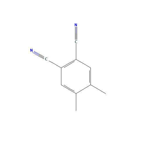 4,5-dimethylbenzene-1,2-dicarbonitrile (CAS: 36360-43-7) - Chemical Structure and Molecular Formula 