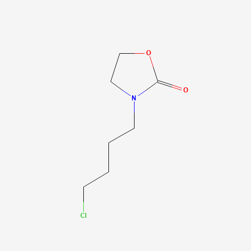 3-(4-chlorobutyl)-1,3-oxazolidin-2-one (CAS: 15026-71-8) - Chemical Structure and Molecular Formula 