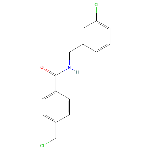 4-(chloromethyl)-N-[(3-chlorophenyl)methyl]benzamide (CAS: 1098359-54-6) - Related Chemical Product