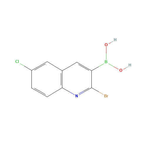 (2-bromo-6-chloroquinolin-3-yl)boronic acid (CAS: 1026203-93-9) - Related Chemical Product