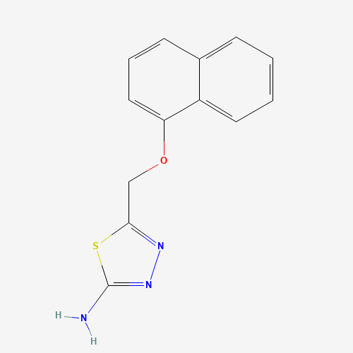 5-(naphthalen-1-yloxymethyl)-1,3,4-thiadiazol-2-amine (CAS: 364360-14-5) - Related Chemical Product